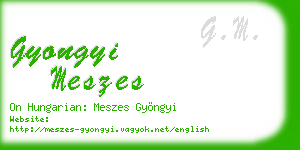gyongyi meszes business card